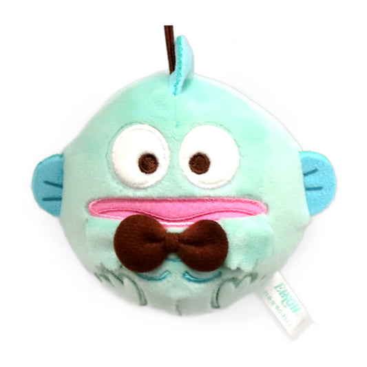 Sanrio Characters Hangyodon Hokkori Brown Mochimochi Marui Mascot Keychains [USED]
