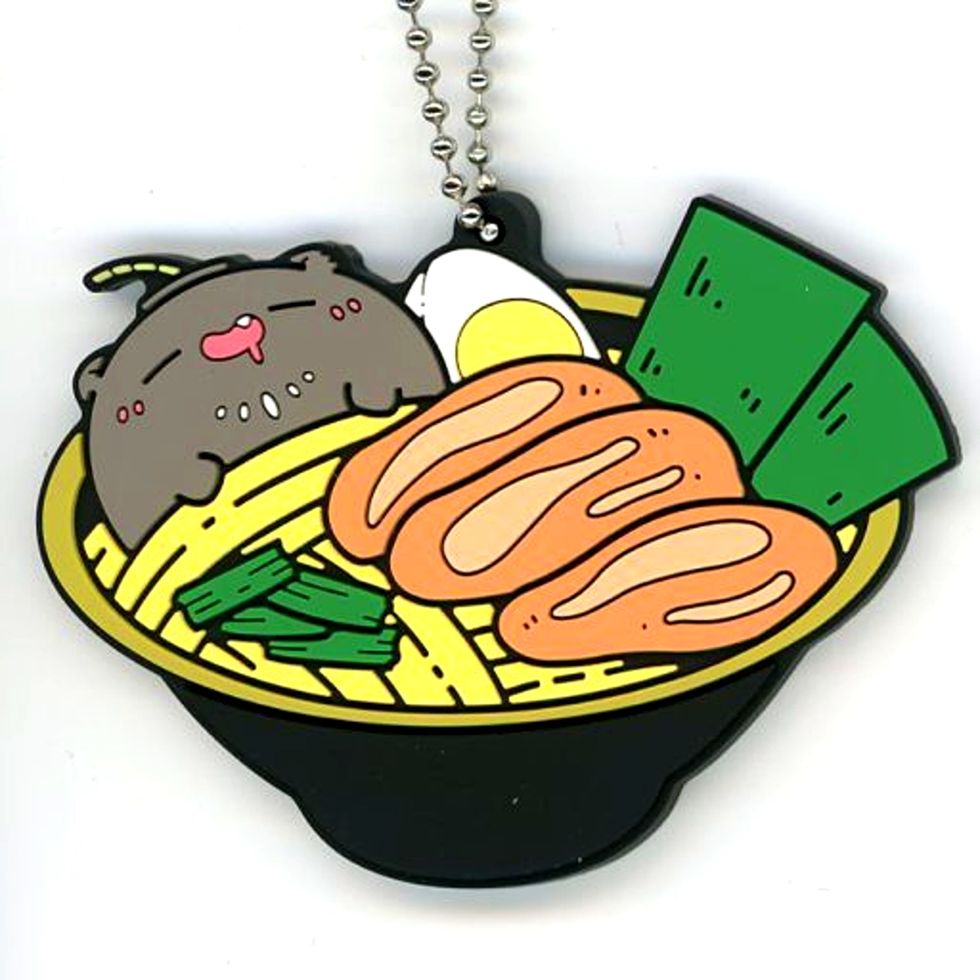 Shishiro Botan SSRB Ramen Hololive Random Rubber Keychain Shishiro Botan Activity 2nd Anniv [USED]