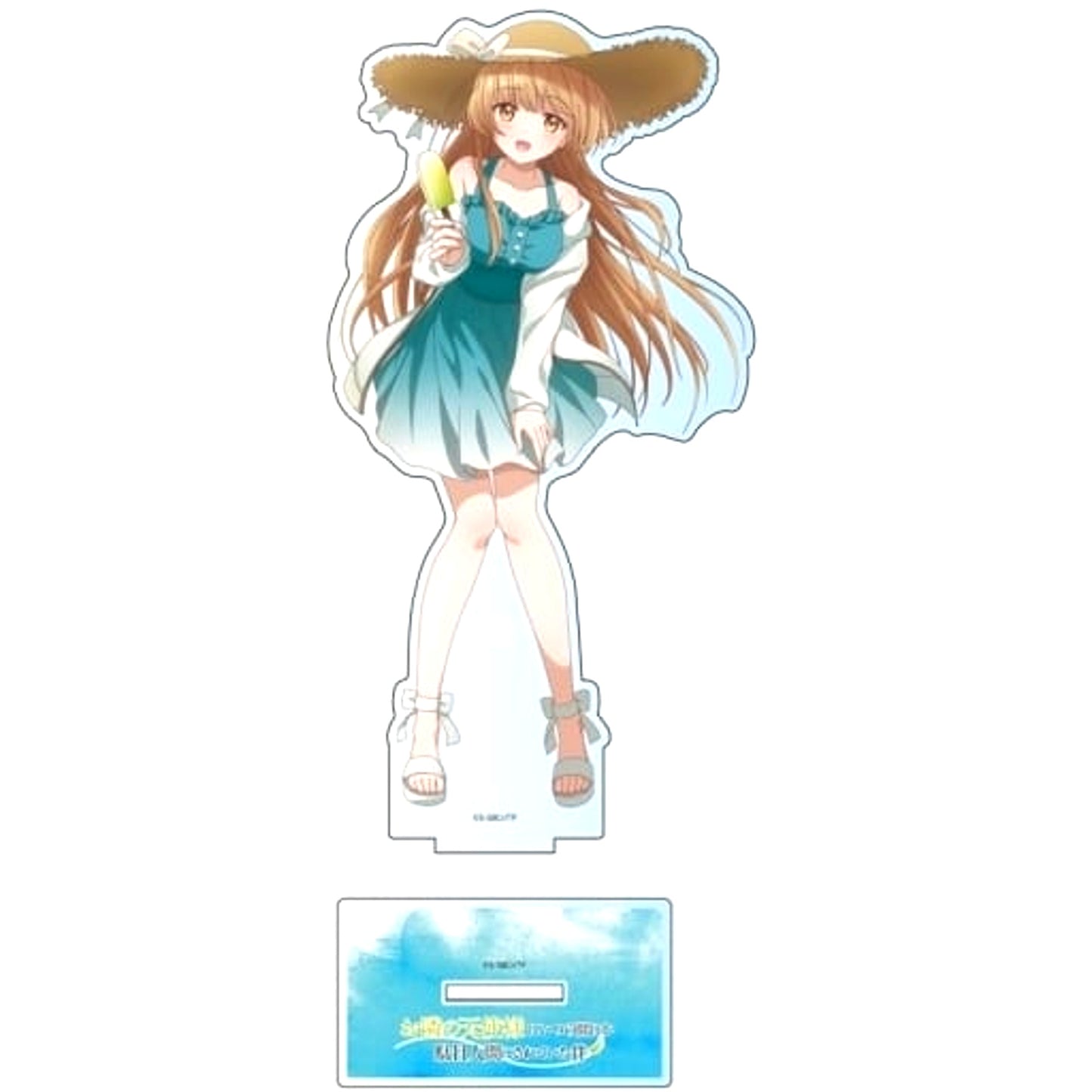 Mahiru Shiina The Angel Next Door Spoils Me Rotten One-Piece Dress Newly Drawn BIG Acrylic Stand [USED]