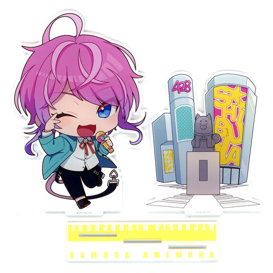 Ramuda Amemura Hypnosis Mic: Division Rap Battle Big Acrylic Stand Shibuya Division x RAYARD MIYASHITA PARK [USED]