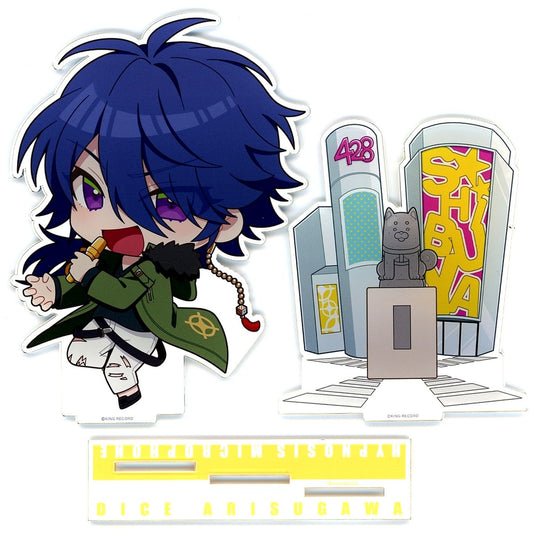 Dice Arisugawa Hypnosis Mic: Division Rap Battle Big Acrylic Stand Shibuya Division x RAYARD MIYASHITA PARK [USED]