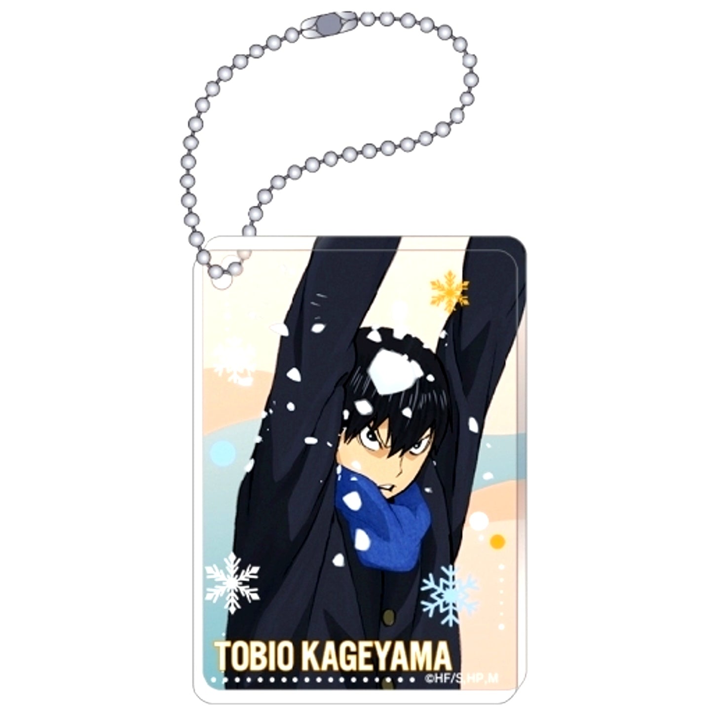 Tobio Kageyama Haikyu!! TO THE TOP Square Acrylic Keychain Collection Snowball Fight [USED]