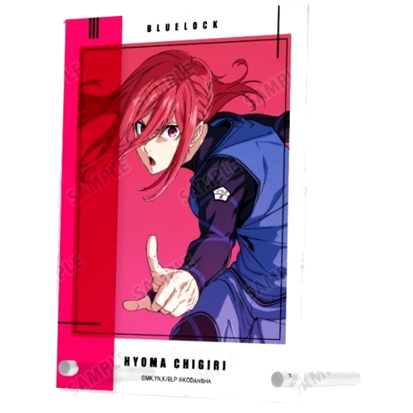 Hyoma Chigiri Character Visual Double Acrylic Panel Blue Lock [USED]