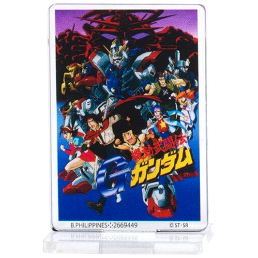 Mobile Fighter G Gundam TV Ver. Gundam Poster Acrylic Stand 01 [USED]