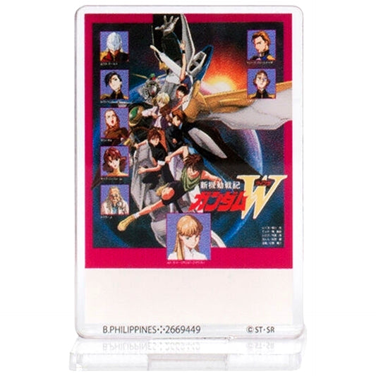 Mobile Suit Gundam Wing TV Version Gundam Poster Acrylic Stand 01 [USED]