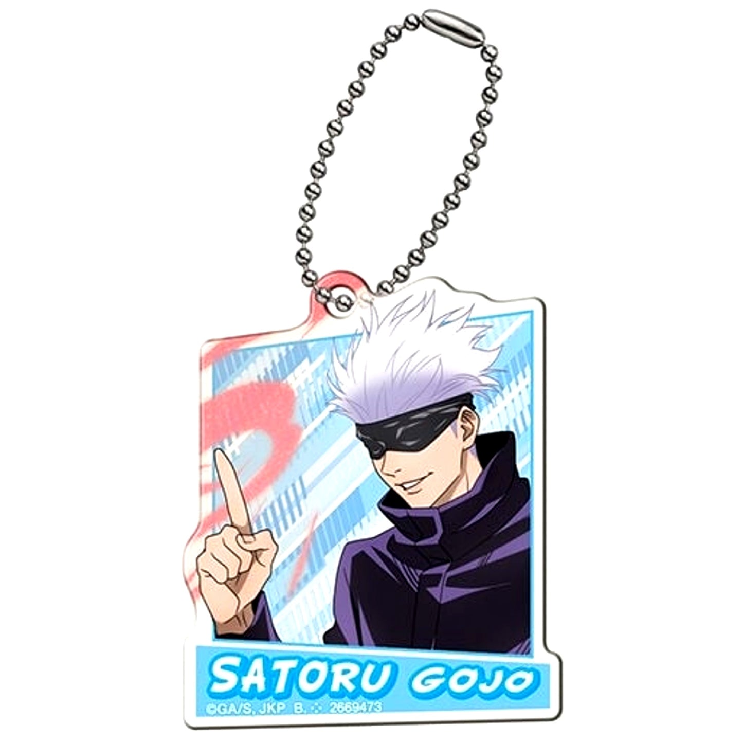 Satoru Gojo Jujutsu Kaisen Capsule Acrylic Charm [USED]