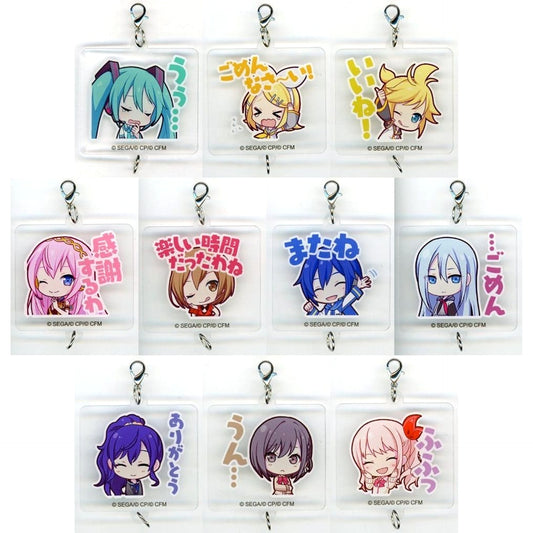 Hatsune Miku: Colorful Stage! Hatsune Miku & Others All 10 Types Set Acrylic Charm Collection Vol.9 A Charm [USED]