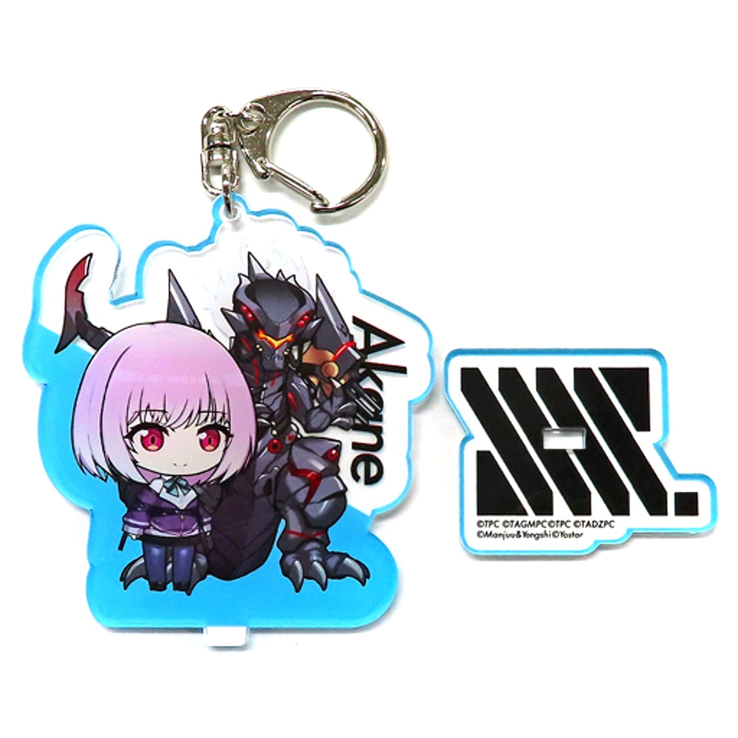 Akane Shinjo Normal Keychain with SD Character Acrylic Stand SSSS.Gridman & SSSS.Dynazenon x Azur Lane [USED]