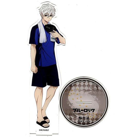Seishiro Nagi Lounge Wear Ver. Blue Lock x Gokurakuyu RAKU SPA Egoist no Furo Lock Online Shop Ltd BIG Acrylic Stand [USED]
