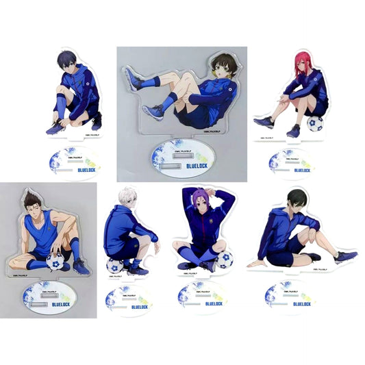 Set of 7 Blue Lock x Chara Dori!! Full Scale Acrylic Stand [USED]