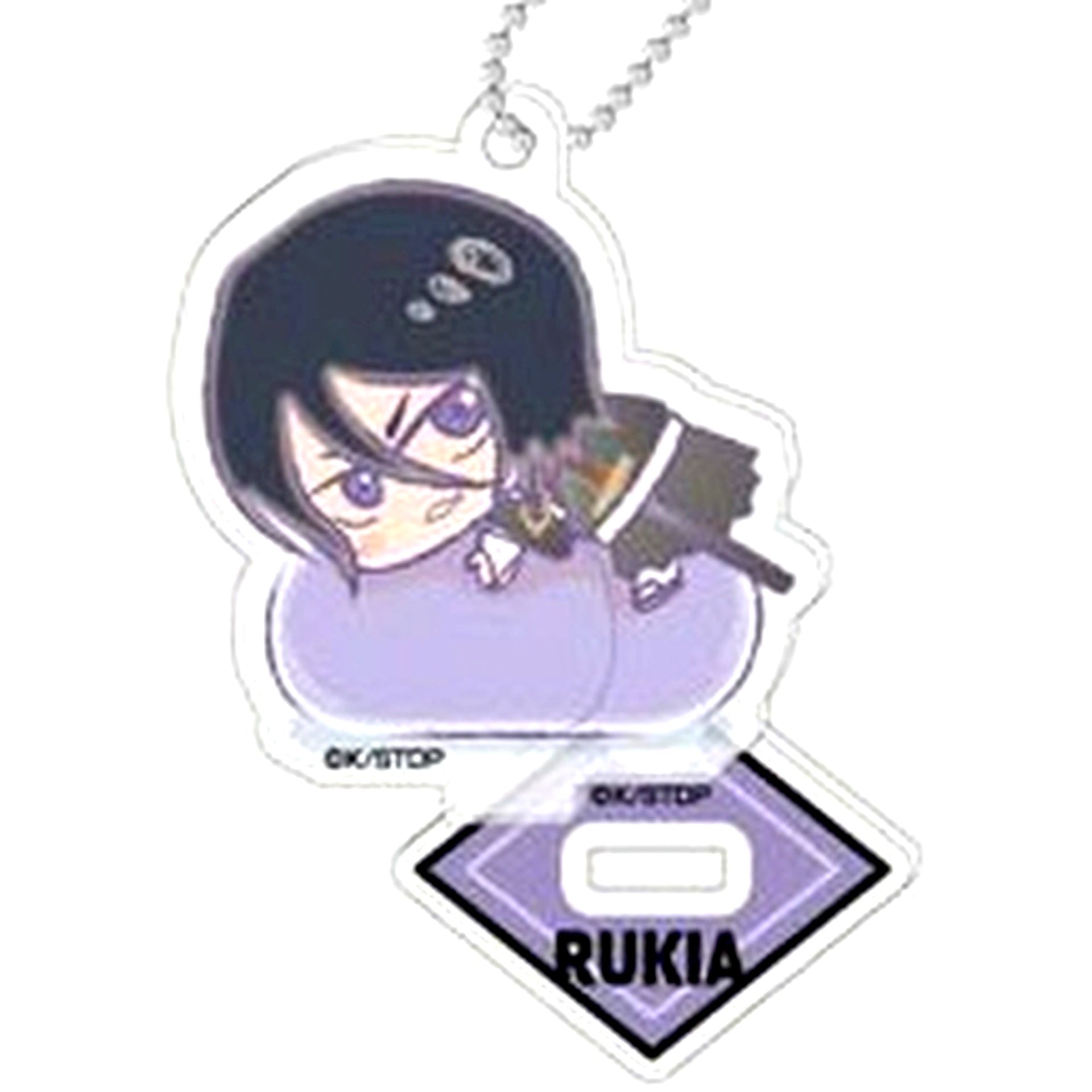Rukia Kuchiki BLEACH Thousand-Year Blood War Stand Mini Acrylic Keychain Hug Meets [USED]