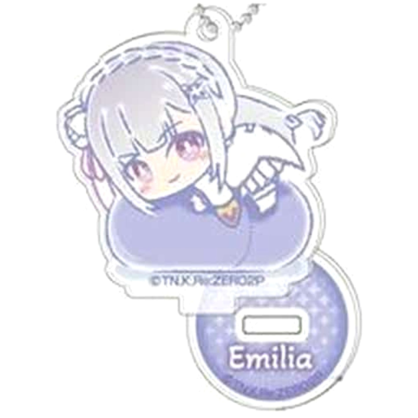 Re:ZERO -Starting Life in Another World- Emilia A Hagumeets Stand Mini Acrylic Keychain Keychains [USED]