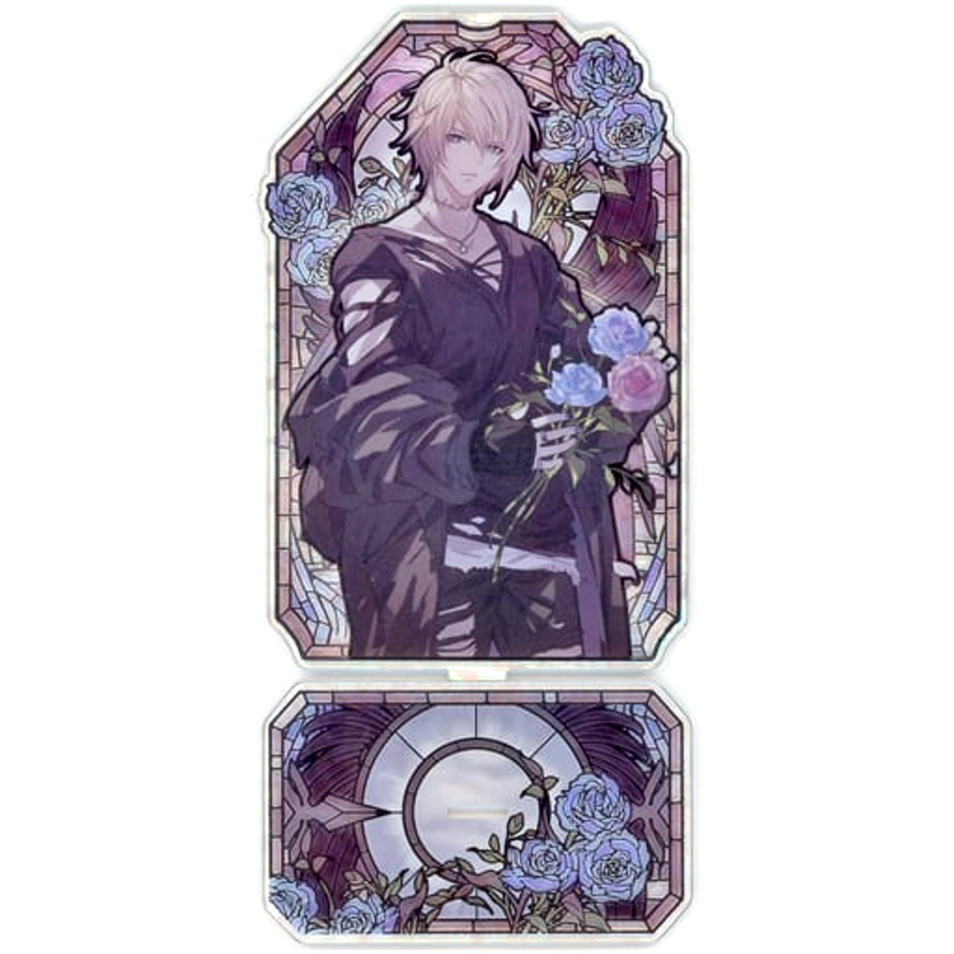 Granblue Fantasy Lucilius Stained Glass Acrylic Stand Granblue Fantasy Fest 2022-2023 Exclusive Acrylic Stands [USED]