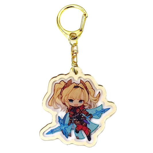Granblue Fantasy Zeta Reversible Acrylic Keychain Granblue Fantasy Fest 2022-2023 Exclusive Keychains [USED]