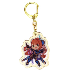 Granblue Fantasy Beatrix Reversible Acrylic Keychain Granblue Fantasy Fest 2022-2023 Exclusive Keychains [USED]