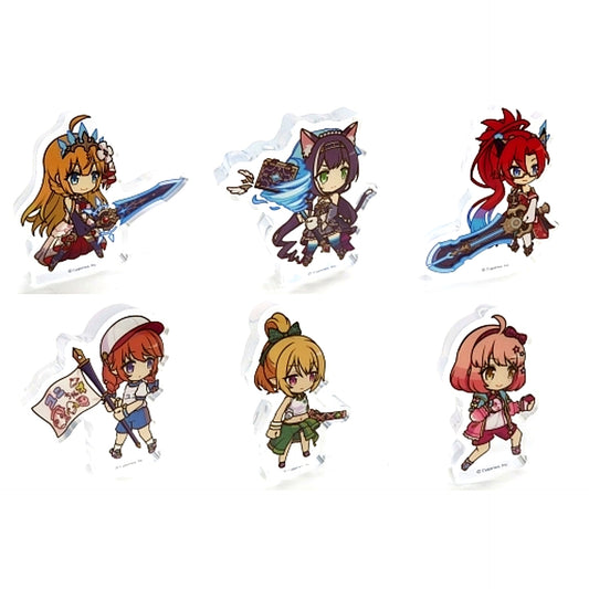 Set of 6 Princess Connect Re Dive Korotto Acrylic Figure Collection Vol. 7 [USED]