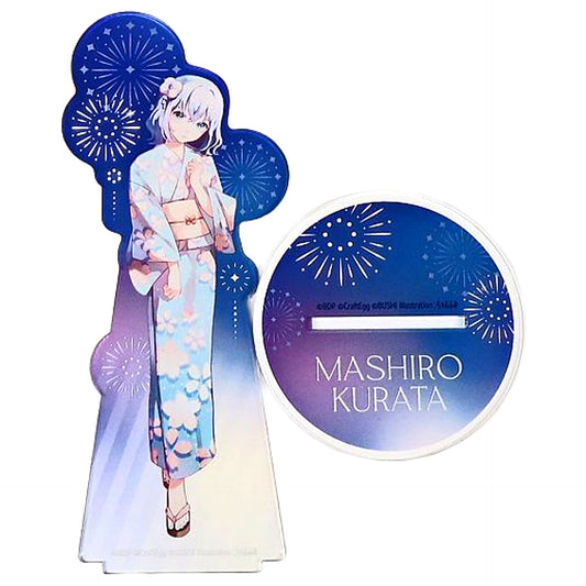 BanG Dream! Girls Band Party! Mashiro Kurata Acrylic Stand Exciting Summer Festival! 2022 Exclusive Acrylic Stands [USED]