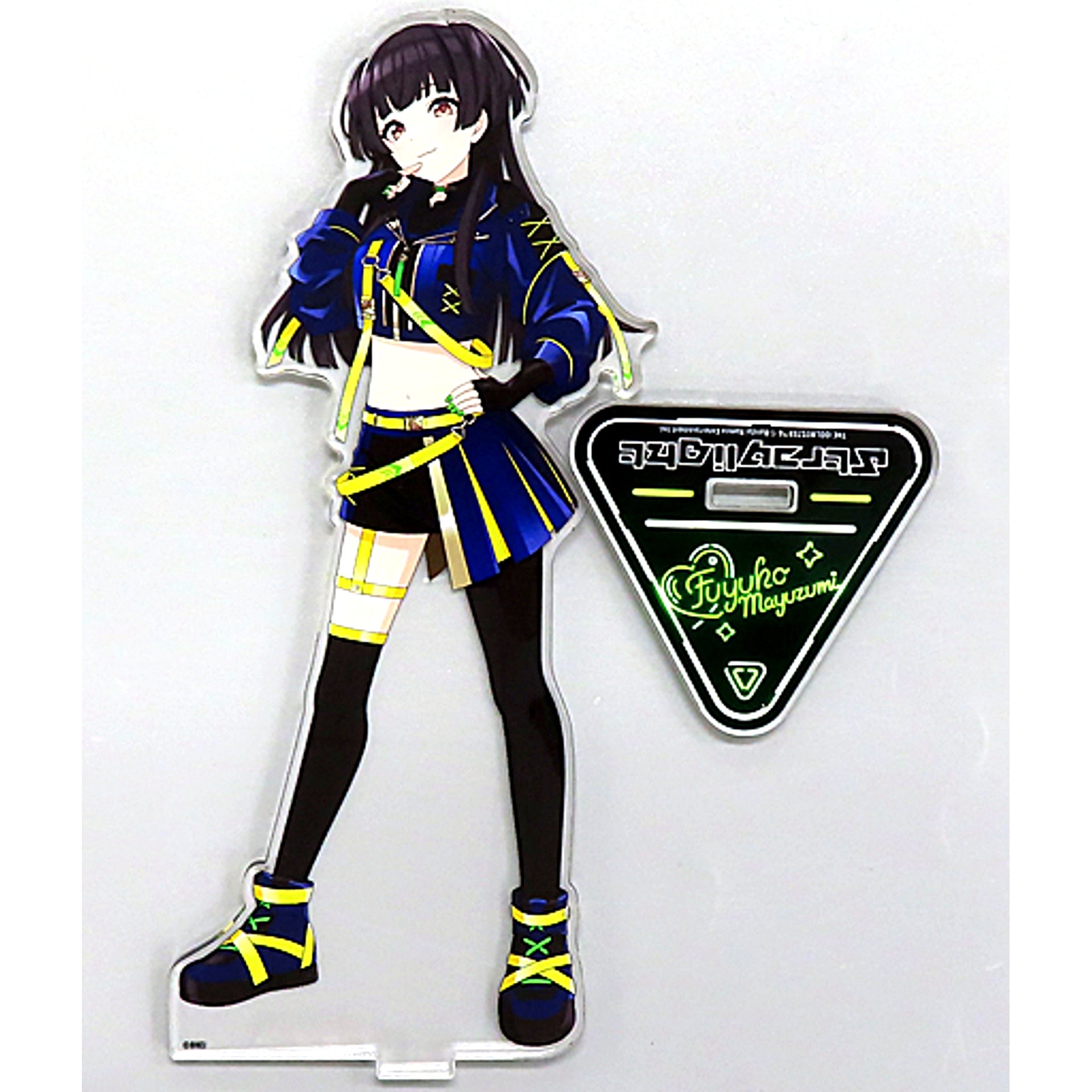 Fuyuko Mayuzumi Illustration The Idolmaster Shiny Colors Acrylic Stand Straylight x TSUTAYA THE IDOLMASTER SHINY COLORS LIGHT UP CULTURE [USED]