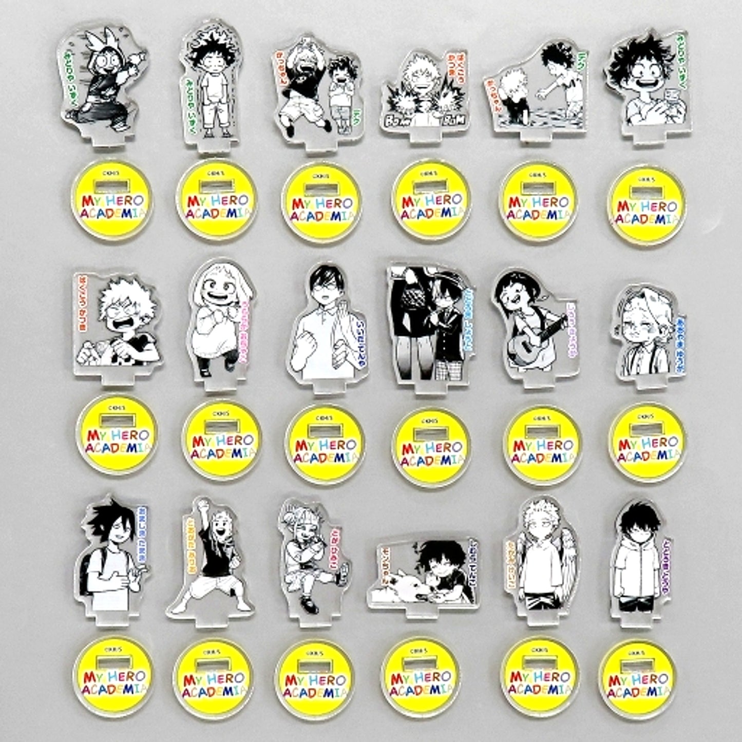 Set of 18 My Hero Academia Acrylic mini Figure The childhood of the MHA characters Vol.1 [USED]