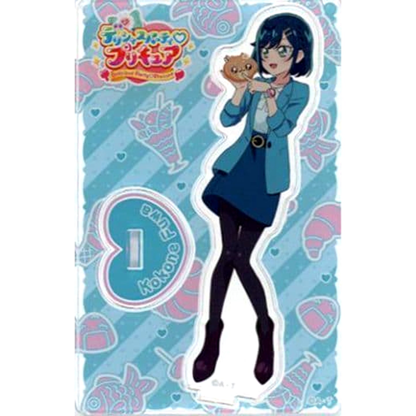 Kokone Fuwa Delicious Party Pretty Cure Mini Acrylic Stand 2nd Release [USED]
