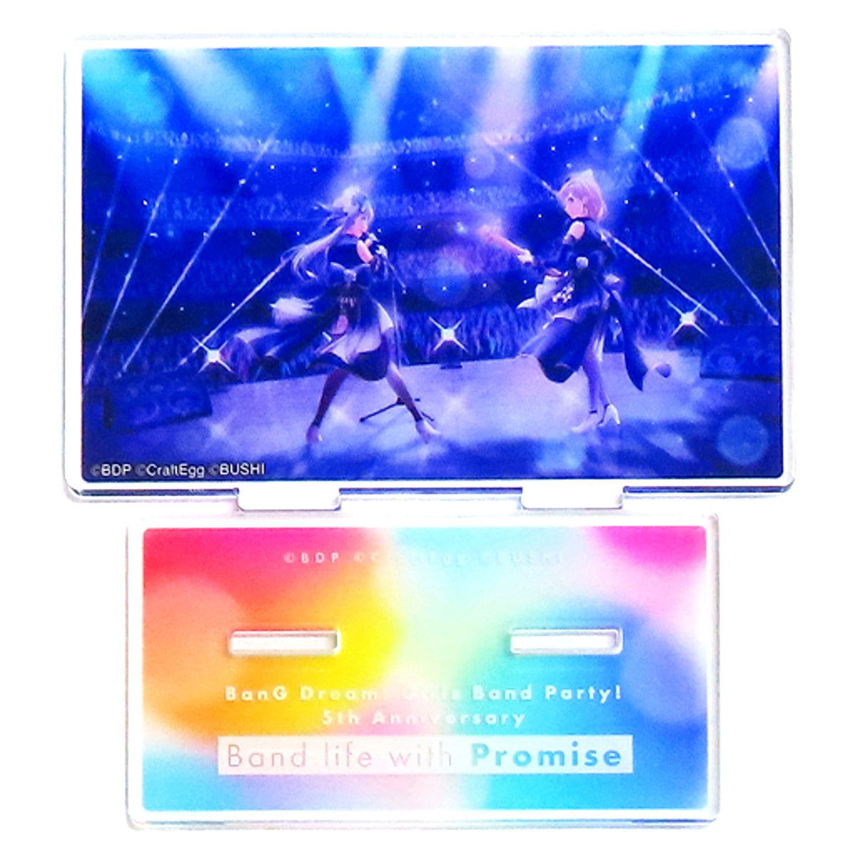 BanG Dream! Girls Band Party! Band life with Promise Mini Plate Acrylic Stand [USED]