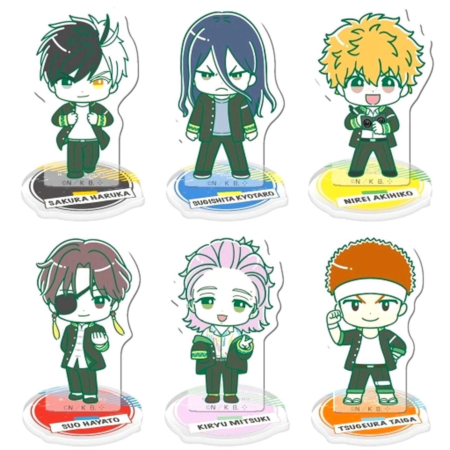 Set of 6 WIND BREAKER Acrylic Stand Vol.1 [USED]