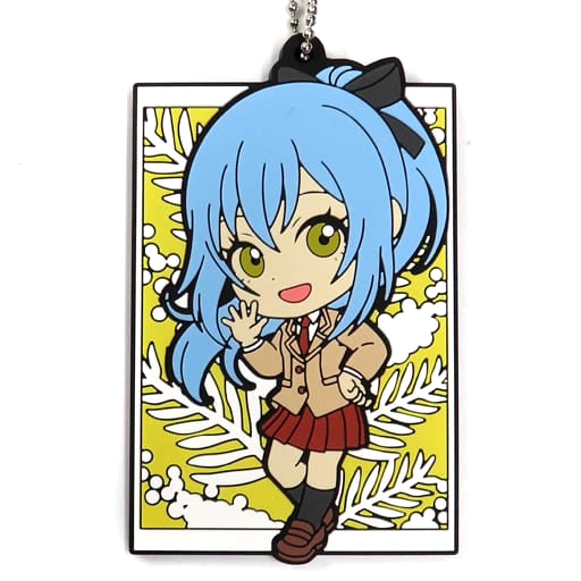 That Time I Got Reincarnated as a Slime Rimuru Tempest Skirt Ichiban Kuji Shiritsu Tempest Gakuen II Rubber Charm Kyunchara Illustrations Prize G [USED]