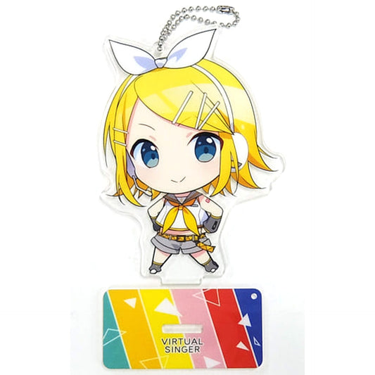Hatsune Miku: Colorful Stage! Rin Kagamine Confident Face Sega Lucky Kuji Acrylic Stand Keychain Vol.3 Prize D Acrylic Stands [USED]