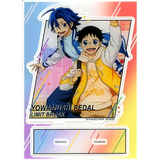 Sakamichi Onoda and Sangaku Manami Yowamushi Pedal LIMIT BREAK BIG Acrylic Stand Ataritsuki Lucky Button BOX Atari Prize [USED]