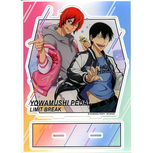 Yasutomo Arakita and Hayato Shinkai BIG Acrylic Stand Yowamushi Pedal LIMIT BREAK Ataritsuki Lucky Button BOX Winning Prize [USED]