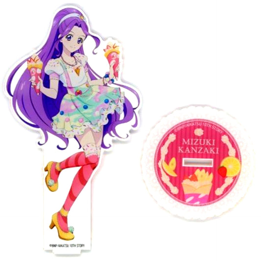 Mizuki Kanzaki Illustration Aikatsu! 10th Story Mirai e no Starway x Marion Crepes Acrylic Stand [USED]