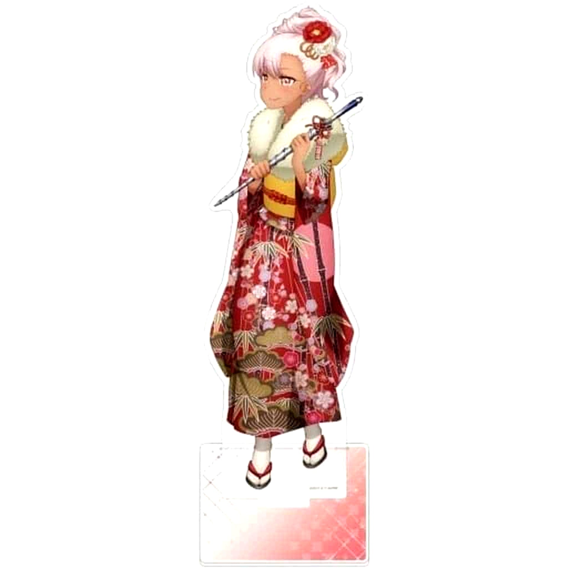 Chloe von Einzbern Fate/kaleid liner Prisma Illya Oath Under Snow Theatrical Film Formal Kimono Outfit Extra Large Acrylic Stand [USED]