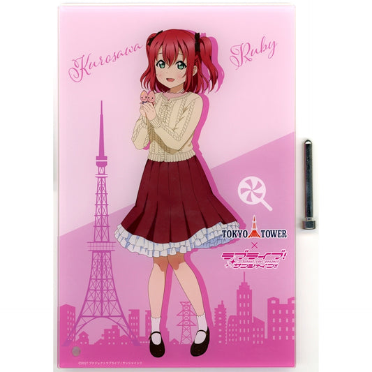 Ruby Kurosawa Love Live! Series Limited Illustration Acrylic Board in Tokyo Tower Winter New Year Tour 2021-2022 [USED]