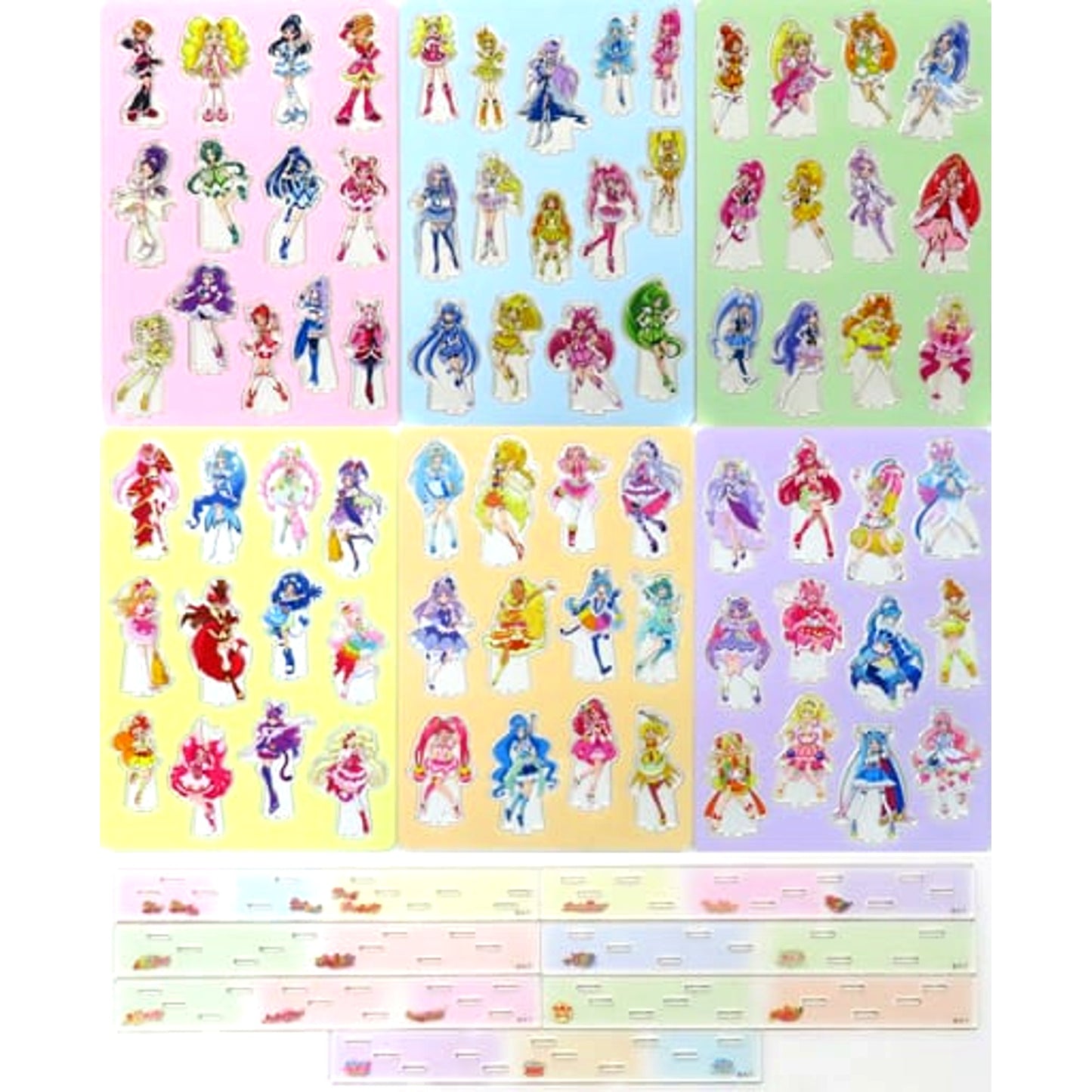 Group All Precure Exhibition 20th Anniversary Memories All Character Acrylic Diorama [USED]
