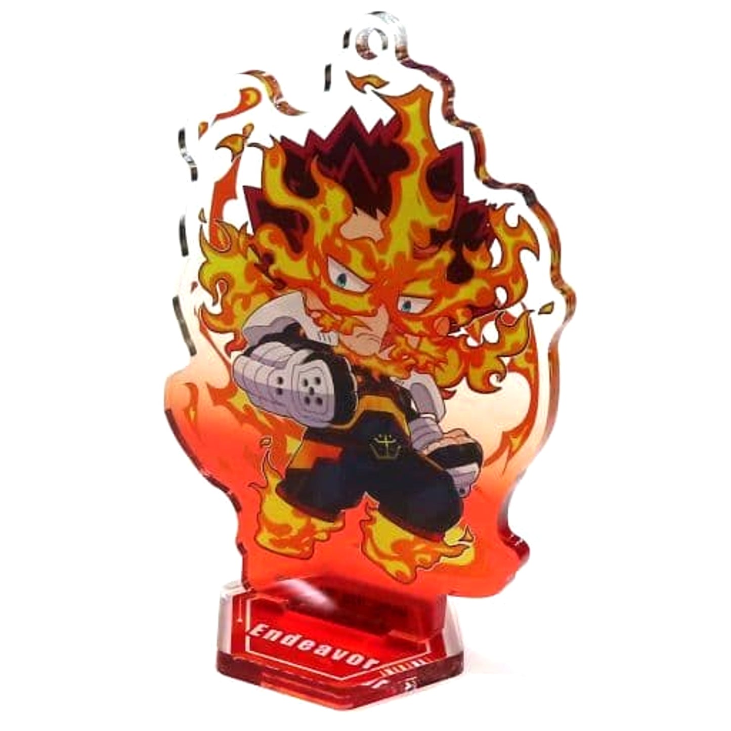 My Hero Academia Endevor Acrylic Plate with Stand Gigo Limited Gigo Limited Acrylic Stands [USED]