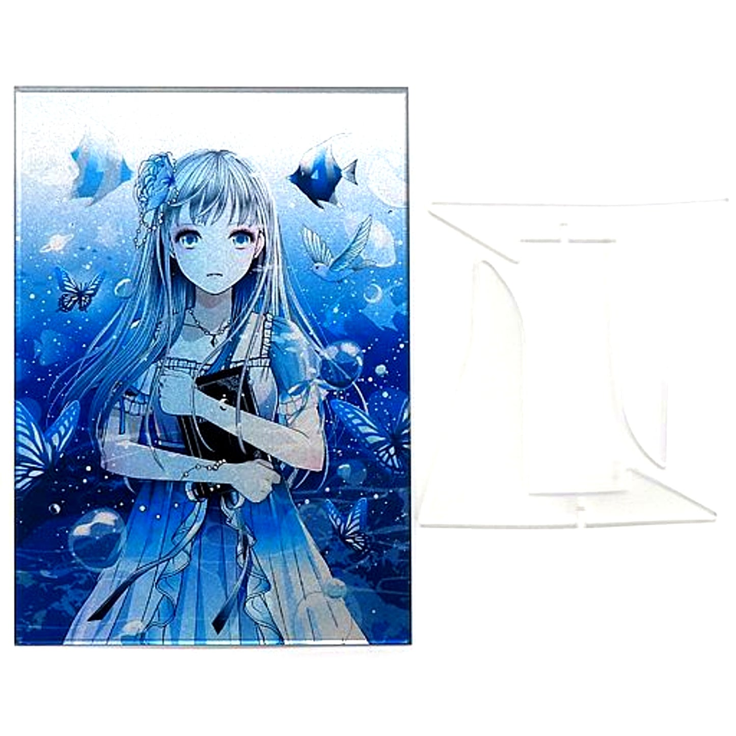 Dream of Blue Eri Kamijo Eshi 100 Nin Ten 06 Acrylic Art Plate [USED]