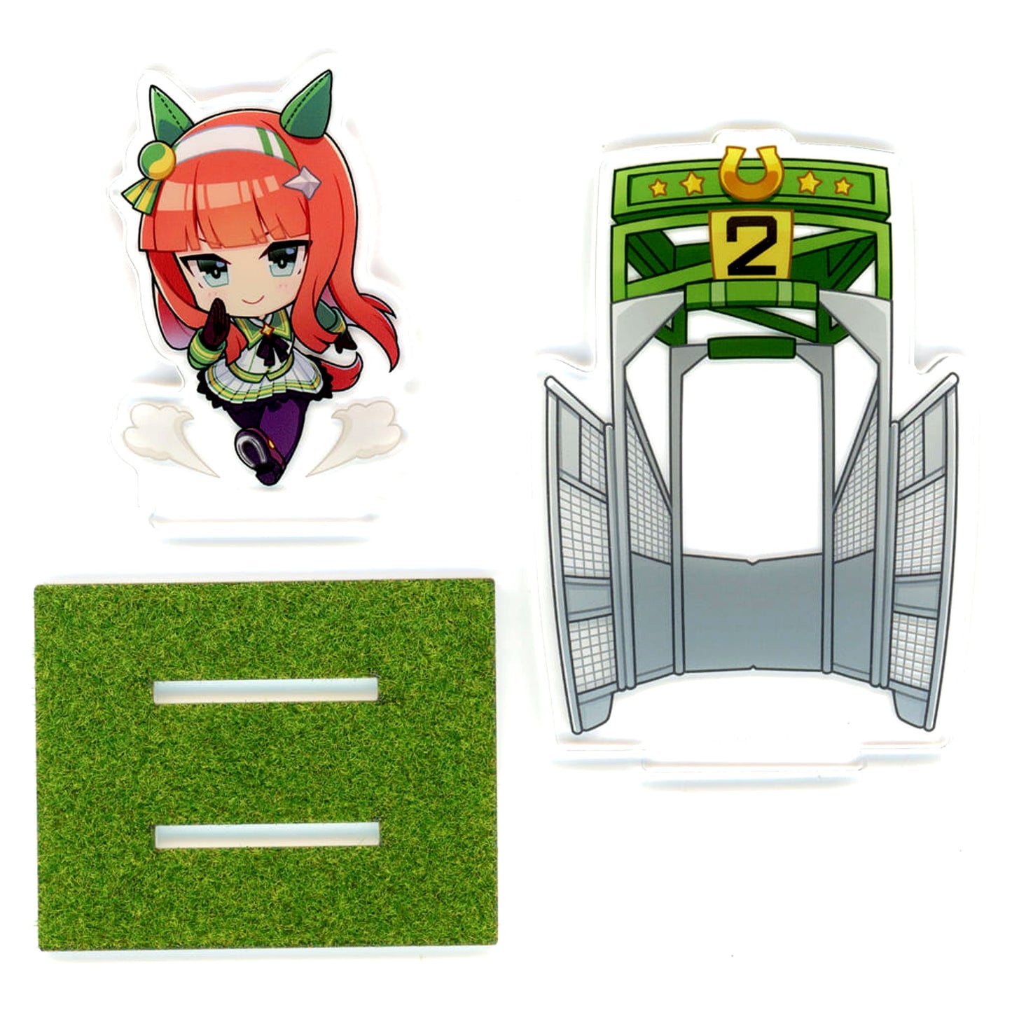 Silence Suzuka Uma Musume Pretty Derby Official Starting Gate Acrylic Stand Turf Ver [USED]