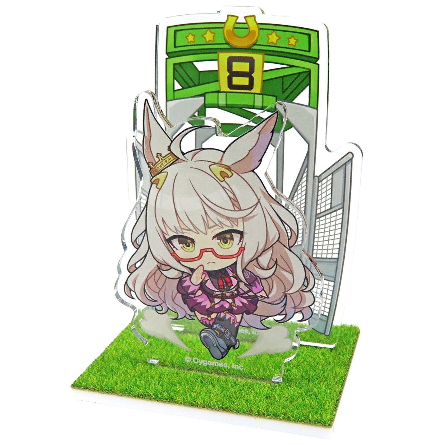 Biwa Hayahide Uma Musume Pretty Derby Official Starting Gate Acrylic Stand Turf Ver. [USED]