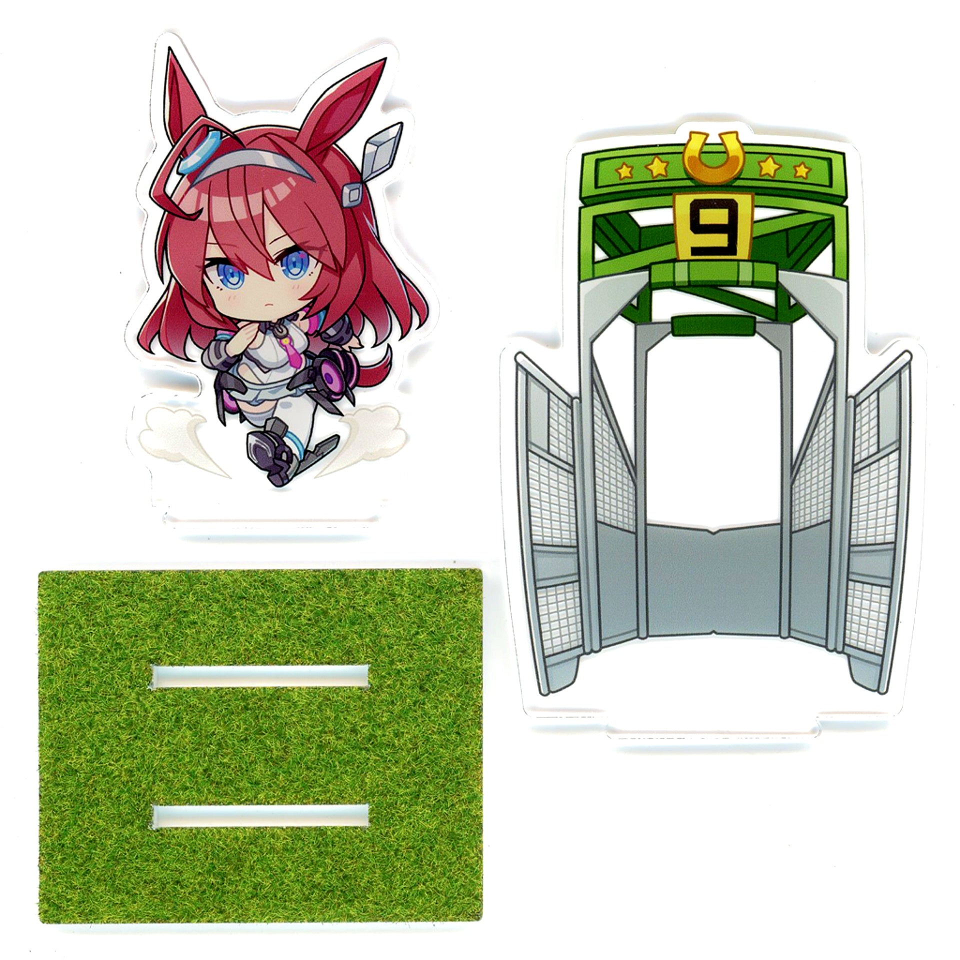 Mihono Bourbon Turf Ver. Umamusume: Pretty Derby Official Starting Gate Acrylic Stand [USED]