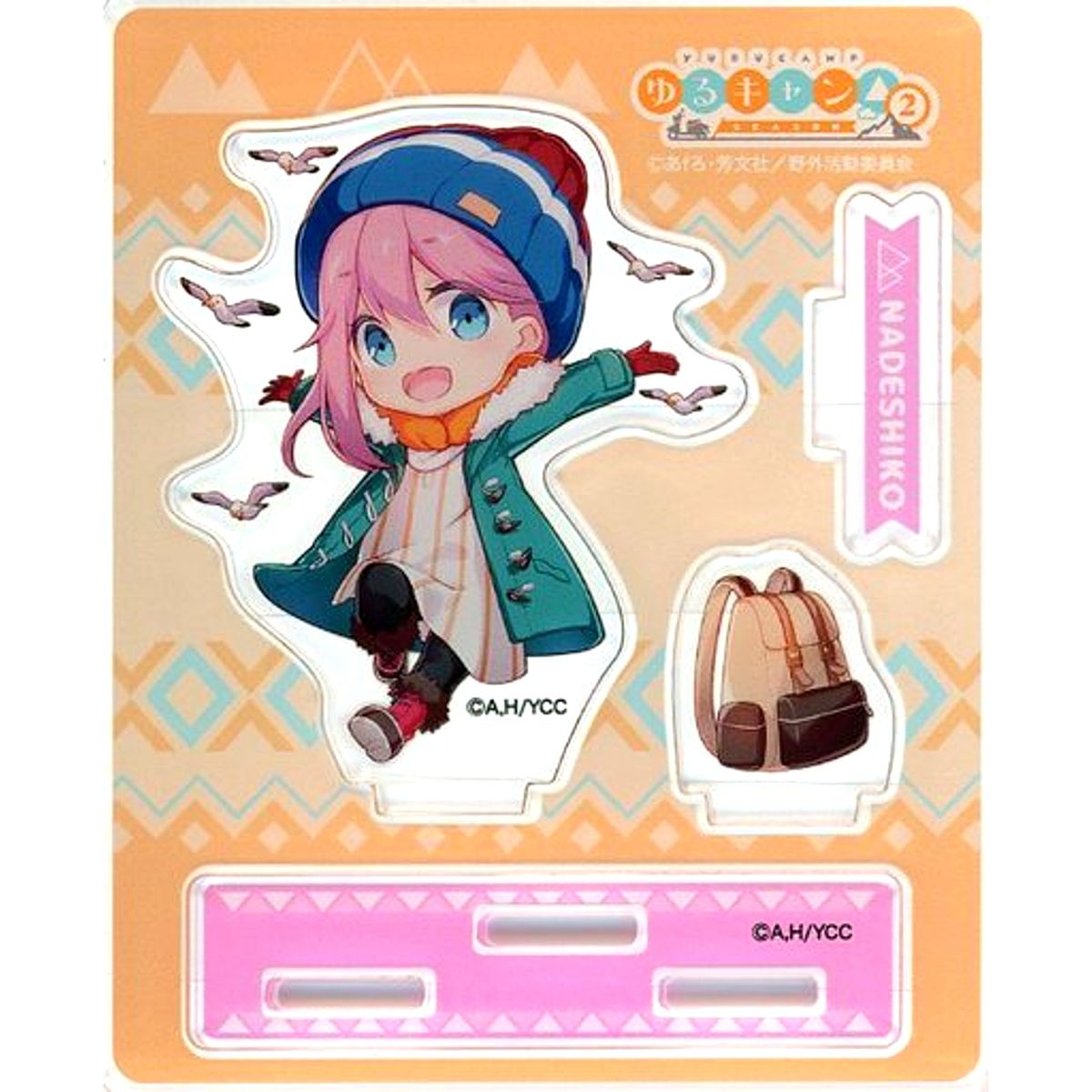 Nadeshiko Kagamihara Acrylic Stand Laid-Back Camp Season 2 [USED]