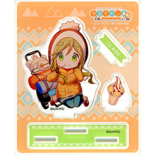 Aoi Inuyama Acrylic Stand Laid-Back Camp Season 2 [USED]