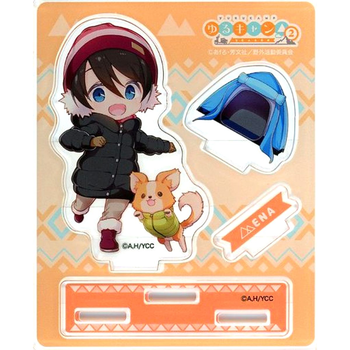 Ena Saito Acrylic Stand Laid-Back Camp Season 2 [USED]