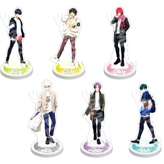 Set of 6 Blue Lock Mini Mini Acrylic Stand Collection Present [USED]