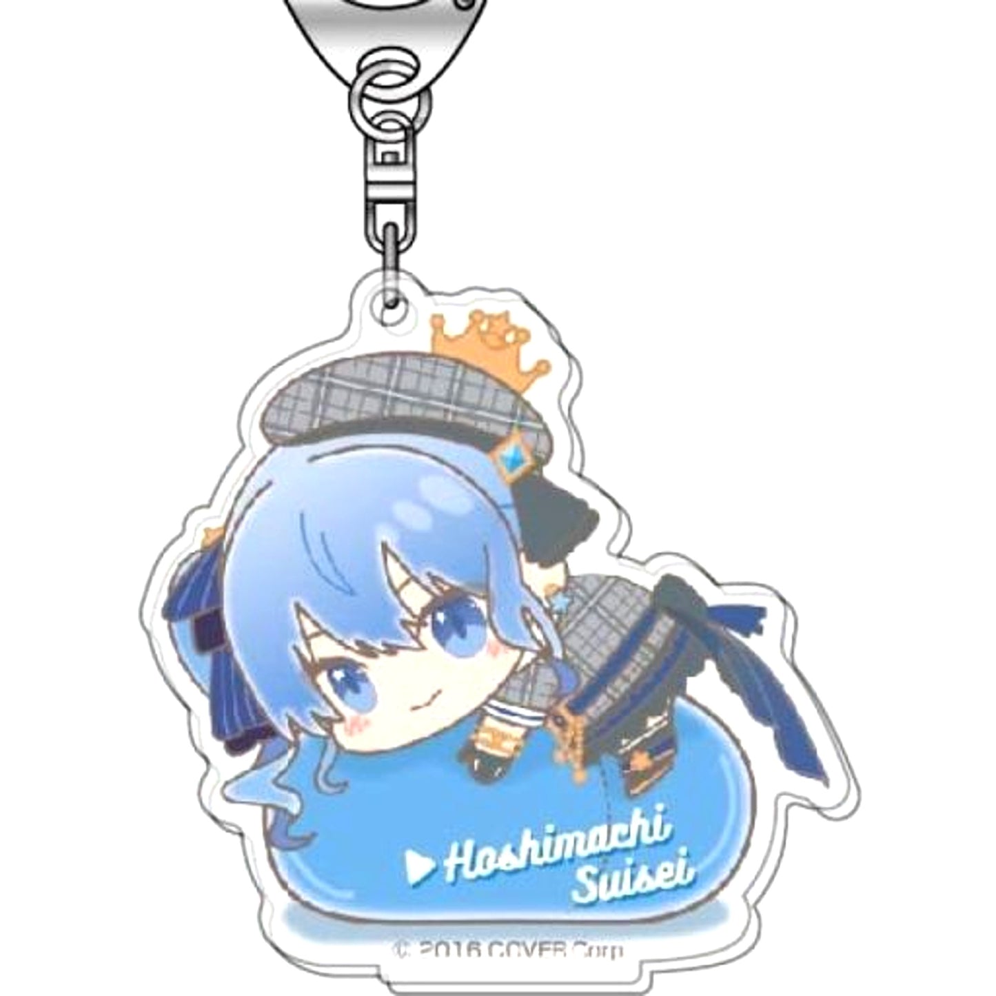 05 Hoshimachi Suisei hololive Acrylic Keychain Hug Meets Vol.1 [USED]