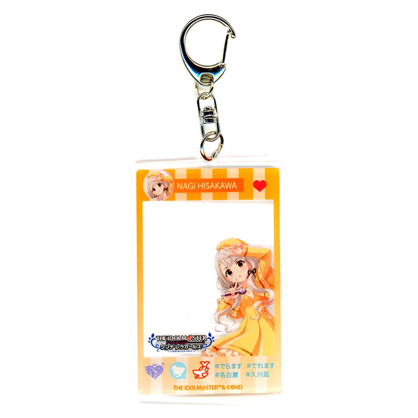 Nagi Hisakawa THE IDOLM@STER Cinderella Girls SNS Style Acrylic Keychain x Deramas [USED]