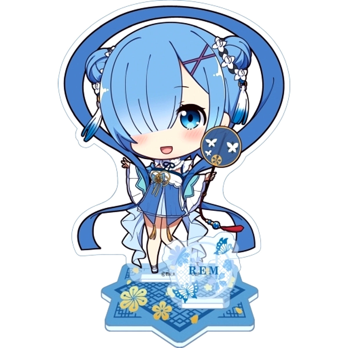 Rem Chinese Lolita Re:ZERO -Starting Life in Another World- Puchi Choco Acrylic Stand [USED]