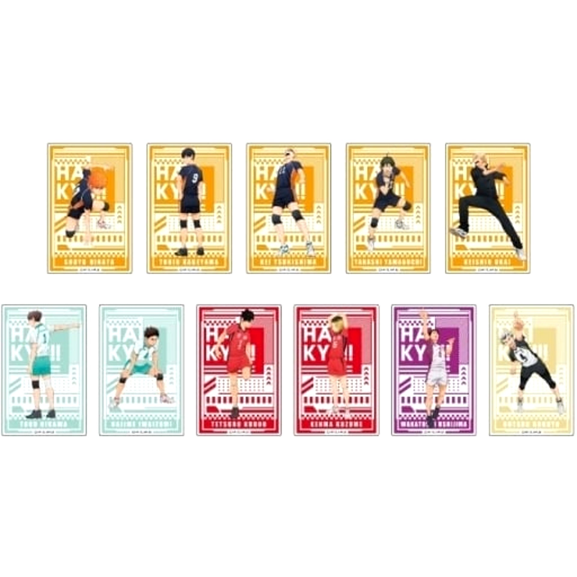 Haikyu!! Shoyo Hinata & Others All 11 Types Set Acrylic Block Collection Acrylic Item [USED]