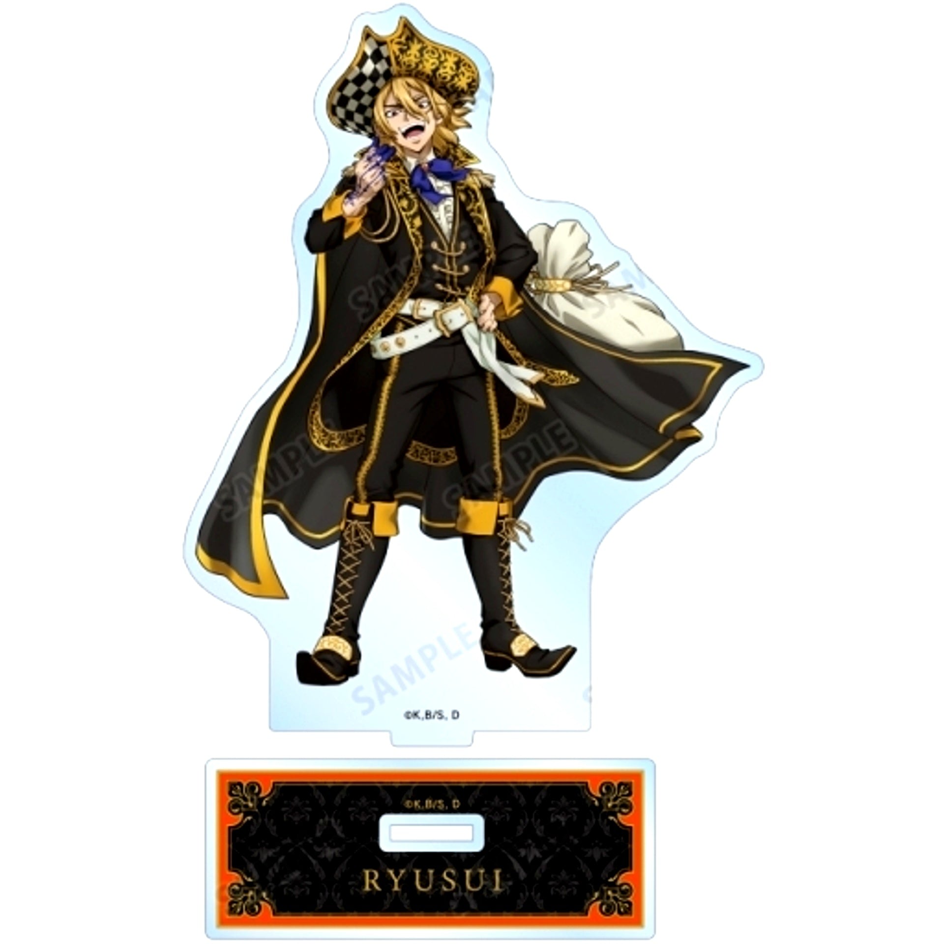 Ryusui Nanami - Phantom Thief Version Newly Drawn Illustration BIG Acrylic Stand Dr.STONE [USED]