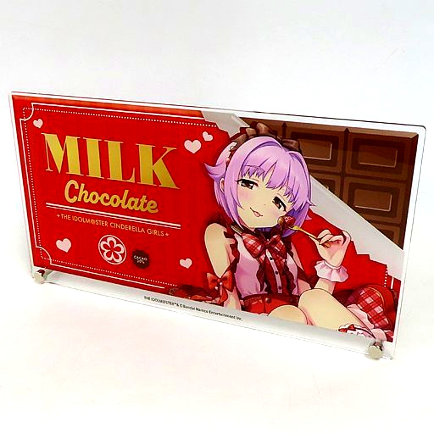 Sachiko Koshimizu A Prize-1 The Idolmaster Cinderella Girls Self-Proclaimed Angel of Love Chocolate Style Acrylic Art Board Kotobukiya Kuji stage02 [USED]