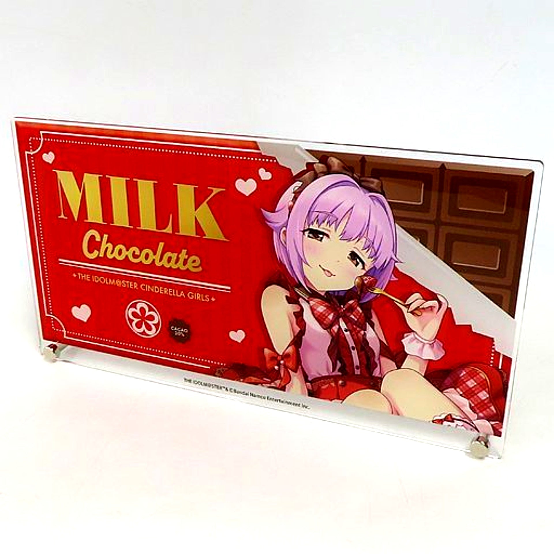 Sachiko Koshimizu A Prize-1 The Idolmaster Cinderella Girls Self-Proclaimed Angel of Love Chocolate Style Acrylic Art Board Kotobukiya Kuji stage02 [USED]
